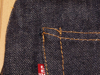 LEVI'S501XX VINTAGE/雑な縫製