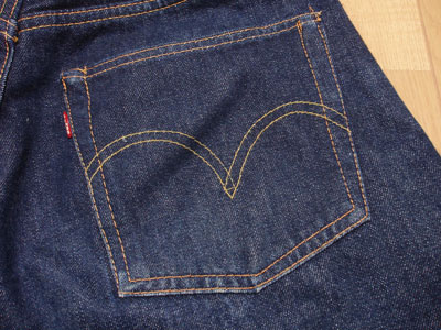 LEVI'S（リーバイス）501XXビンテージ/後ろ右ポケット