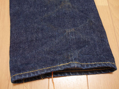 LEVI'S（リーバイス）501XXビンテージ/前左スソ