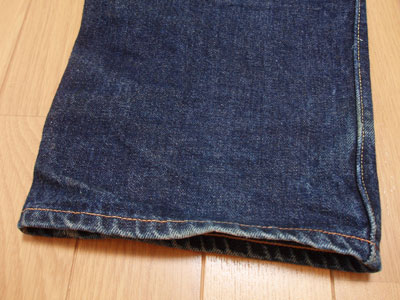 DENIME（ドゥニーム） XXモデル；400時間；後ろ左スソ