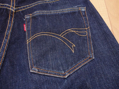 FLATHEAD（フラットヘッド）3005limited/400時間/後ろ右ポケット