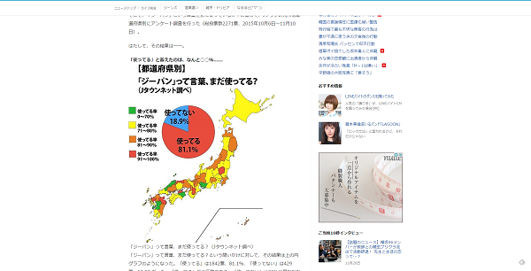 FireShot Screen Capture #014 - '「ジーパン」という言葉は死語？ 都道府県別に実態調査 - ライブドアニュース' - news_livedoor_com_article_detail_10825005